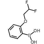 structure of CAS# 958452-29-4, [2-(2,2-Difluoroethoxy)phenyl]boronic acid;2-(2,2-Difluoroethoxy)phenylboronic acid