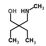 结构式 CAS# 959238-57-4, 2-乙基-2-[(甲基氨基)甲基]-1-丁醇