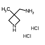 结构式 CAS# 96308-73-5, 1-(3-甲基-3-氮杂环丁基)甲胺二盐酸盐