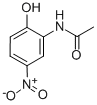 结构式 CAS# 97-60-9, N-(2-羟基-5-硝基苯基)-乙酰胺