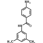 结构式 CAS# 97042-52-9, 4-氨基-N-(3,5-二甲基苯基)苯甲酰胺