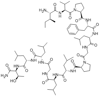 CAS#: 97055-09-9， Ile-Val-Pro-Phe-Leu-Gly-Pro-Leu-Leu-Gly-Leu-Leu-Thr-NH2