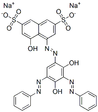 CAS#: 97404-05-2， Disodium 4-[[2,4-Dihydroxy-3,5-Bis(Phenylazo)Phenyl]Azo]-5-Hydroxynaphthalene-2,7-Disulphonate