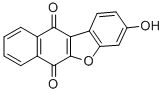 结构式 CAS# 97620-82-1, 3-羟基苯并[B]萘并[2,3-D]呋喃-6,11-二酮