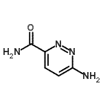 结构式 CAS# 98021-37-5, 6-氨基-3-哒嗪甲酰胺