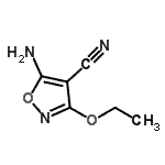 CAS 登录号：98140-92-2， 5-氨基-3-乙氧基-1,2-恶唑-4-甲腈