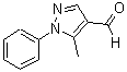 structure of CAS# 98700-50-6, 5-Methyl-1-Phenyl-1H-Pyrazole-4-Carboxaldehyde;5-METHYL-1-PHENYL-1H-PYRAZOLE-4-CARBOXALDEHYDE;5-METHYL-1-PHENYL-1H-PYRAZOLE-4-CARBALDEHYDE