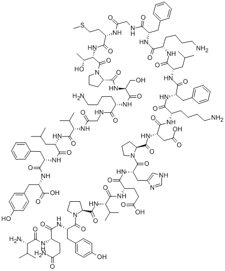 结构式 CAS# 99510-37-9, 缬酪肽 (猪)