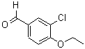 structure of CAS# 99585-10-1, 3-Chloro-4-ethoxybenzaldehyde;3-Chloro-4-ethoxybenzaldehyde;CHEMBRDG-BB 4015100;MFCD06246171