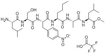 CAS#: 99764-63-3， H-Leu-Ser-p-Nitro-Phe-Nle-Ala-Leu-Ome Tfa