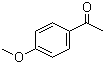 结构式 CAS# 100-06-1, 对甲氧基苯乙酮