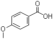 structure of CAS# 100-09-4, Anisic acid;4-Methoxybenzoic acid; p-Anisic acid; p-Methoxybenzoic acid