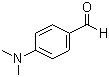 structure of CAS# 100-10-7, 4-Dimethylaminobenzaldehyde;p-Dimethylaminobenzaldehyde; p-Formyl-N,N-dimethylaniline; N,N-Dimethyl-4-amino benzaldehyde; Ehrlich's Reagent