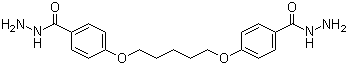 structure of CAS# 100-33-4, Pentamidine;4,4'-Diamidinodiphenoxypentane; 4,4'-[1,5-Pentanediylbis(oxy)]bis-benzenecarboximidamide