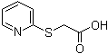 结构式 CAS# 10002-29-6, 2-(2-吡啶基硫基)乙酸