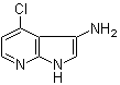 structure of CAS# 1000340-38-4, 4-Chloro-1H-pyrrolo[2,3-b]pyridin-3-amine