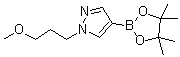 structure of CAS# 1000801-76-2, 1-(3-Methoxypropyl)-4-(4,4,5,5-tetramethyl-1,3,2-dioxaborolan-2-yl)-1H-pyrazole
