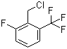 结构式 CAS# 1001096-10-1, 2-(氯甲基)-3-氟三氟甲苯; 2-(氯甲基)-1-氟-3-(三氟甲基)苯