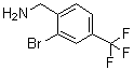 structure of CAS# 1001109-50-7, 2-Bromo-4-(trifluoromethyl)benzenemethanamine