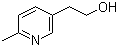 structure of CAS# 100189-17-1, 6-Methyl-3-pyridineethanol;2-(6-methylpyridin-3-yl)ethanol