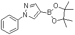 结构式 CAS# 1002334-12-4, 1-苯基-1H-吡唑-4-硼酸频哪醇酯