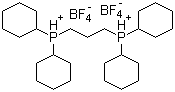 结构式 CAS# 1002345-50-7, 1,3-双(二环己基膦)丙烷双(四氟硼酸盐)