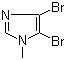 structure of CAS# 1003-50-5, 4,5-Dibromo-1-methylimidazole;4,5-Dibromo-1-methyl-1H-imidazole
