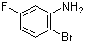 2-Bromo-5-fluoroaniline molecular structure (CAS 1003-99-2)