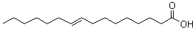 structure of CAS# 10030-73-6, trans-9-Hexadecenoic acid;trans-Palmitoleic acid
