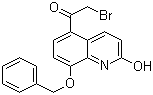 structure of CAS# 100331-89-3, 8-Benzyloxy-5-(2-bromoacetyl)-2-hydroxyquinoline;5-(2-bromoacetyl)-8-phenylmethoxy-1H-quinolin-2-one