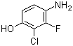 structure of CAS# 1003710-18-6, 4-Amino-2-chloro-3-fluorophenol