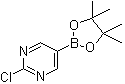 结构式 CAS# 1003845-08-6, 2-氯嘧啶-5-硼酸频哪醇酯