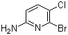 结构式 CAS# 1004294-58-9, 6-溴-5-氯-2-吡啶胺