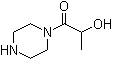 结构式 CAS# 100500-89-8, 1-(2-羟基-1-氧代丙基)哌嗪