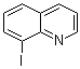 结构式 CAS# 1006-47-9, 8-碘喹啉