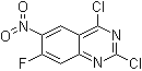 2,4-Dichloro-7-fluoro-6-nitroquinazoline molecular structure (CAS 1007308-75-9)