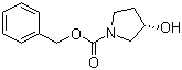 结构式 CAS# 100858-32-0, (S)-3-羟基吡咯烷-1-甲酸苄酯