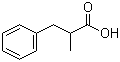 structure of CAS# 1009-67-2, 2-Benzylpropionic acid;alpha-Methylhydrocinnamic acid