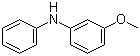 structure of CAS# 101-16-6, 3-Methoxydiphenylamine;N-Phenyl-m-anisidine