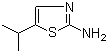 2-Amino-5-isopropylthiazole molecular structure (CAS 101080-15-3)