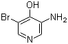 结构式 CAS# 101084-20-2, 3-氨基-5-溴-4-吡啶醇