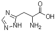 structure of CAS# 10109-05-4, alpha-Amino-1H-1,2,4-triazole-5-propanoic acid;1,2,4-Triazole-3-DL-alanine; 1,2,4-Triazole-3-alanine; 1,2,4-Triazole-DL-alanine; NSC 76227