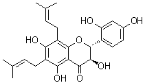 structure of CAS# 101236-50-4, Kushenol L