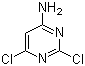结构式 CAS# 10132-07-7, 4-氨基-2,6-二氯嘧啶