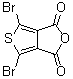 结构式 CAS# 1015423-45-6, 4,6-二溴-1H,3H-噻吩并[3,4-c]呋喃-1,3-二酮