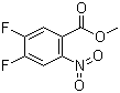 结构式 CAS# 1015433-96-1, 4,5-二氟-2-硝基苯甲酸甲酯