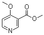 structure of CAS# 10177-32-9, 4-Methoxy-3-pyridinecarboxylic acid methyl ester;Methyl 4-methoxynicotinate