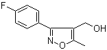 结构式 CAS# 1018297-63-6, 3-(4-氟苯基)-5-甲基-4-异恶唑甲醇