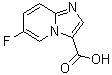 structure of CAS# 1019021-85-2, 6-Fluoroimidazo[1,2-a]pyridine-3-carboxylic acid