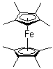 structure of CAS# 101932-75-6, 1,1',2,2',3,3',4,4'-Octamethylmanganocene
